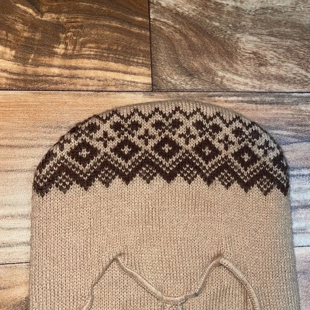 Vintage Balaclava Knit Ski Bank Robber 3 Hole Face Mask